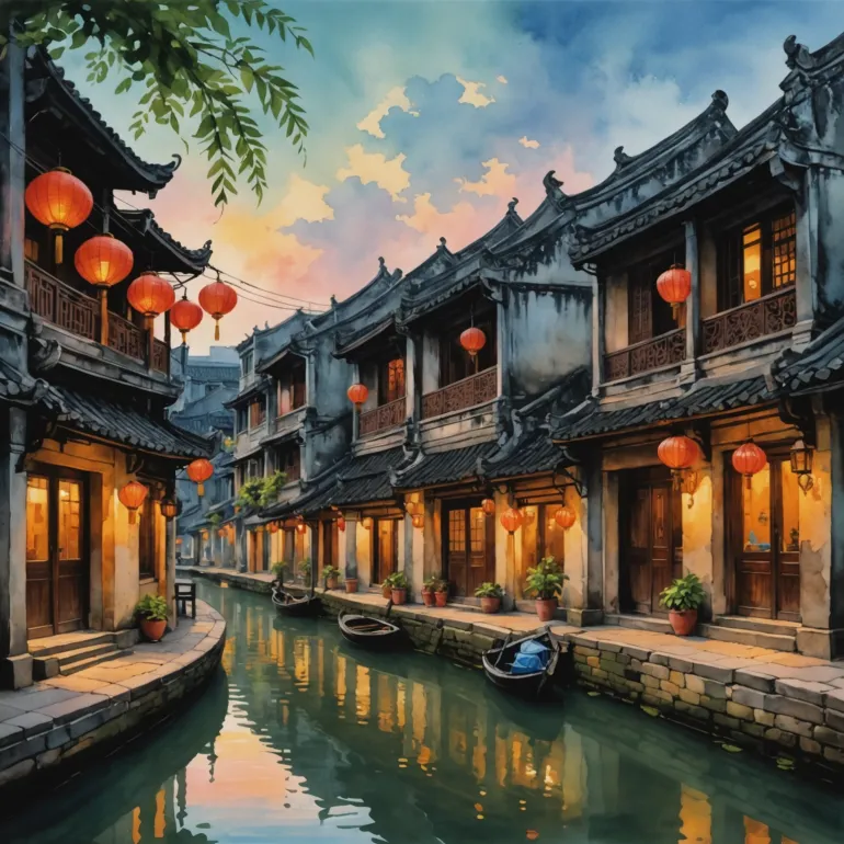 Farmecul Antic Vietnamez al Hoi An: Descoperă Străzile Iluminate de Felinare ale Orașului