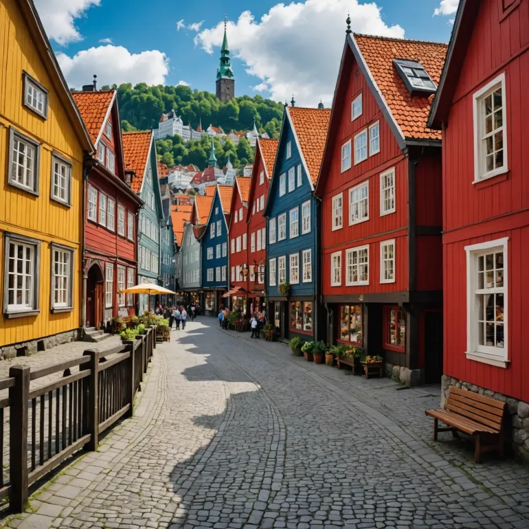 Cheiul Istoric Norvegian din Bergen: Descoperă Moștenirea Colorată a Bryggen